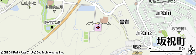 坂祝町スポーツドーム周辺の地図