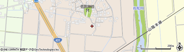 鳥取県米子市淀江町佐陀172周辺の地図