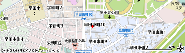 安田株式会社　早田寮周辺の地図