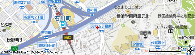しげ吉 横浜元町店周辺の地図