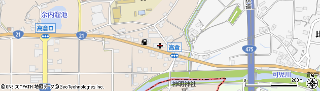 有限会社ジャパンクリーンサービス　御嵩支店周辺の地図