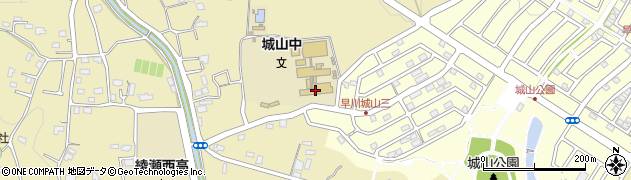 綾瀬市立城山中学校周辺の地図