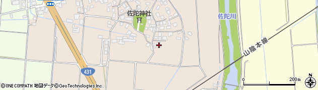 鳥取県米子市淀江町佐陀176周辺の地図