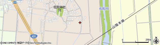 鳥取県米子市淀江町佐陀1658周辺の地図