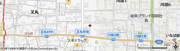 岐阜県岐阜市又丸（町畑）周辺の地図