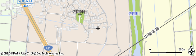 鳥取県米子市淀江町佐陀177周辺の地図