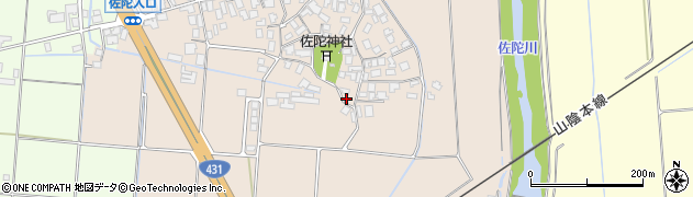 鳥取県米子市淀江町佐陀169周辺の地図
