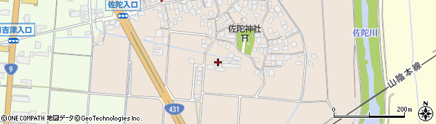 鳥取県米子市淀江町佐陀1558周辺の地図
