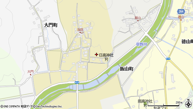 〒526-0215 滋賀県長浜市当目町の地図