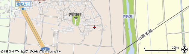 鳥取県米子市淀江町佐陀181周辺の地図