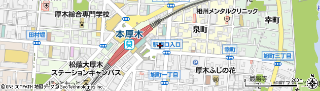 ＪＡあつぎ駅前周辺の地図