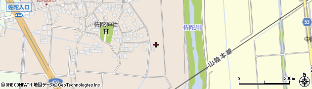 鳥取県米子市淀江町佐陀421周辺の地図