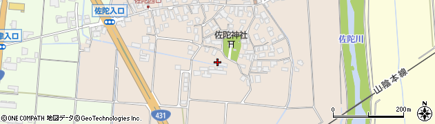 鳥取県米子市淀江町佐陀226周辺の地図