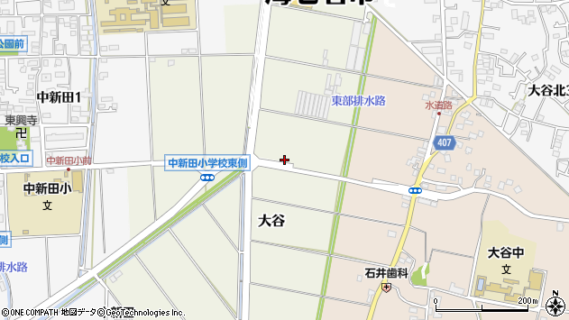 〒243-0411 神奈川県海老名市大谷の地図