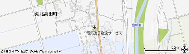 滋賀県長浜市湖北高田町6周辺の地図