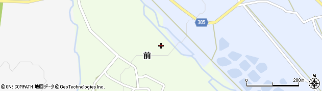 阿弥陀川周辺の地図
