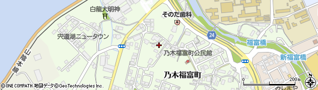 島根県松江市乃木福富町588周辺の地図