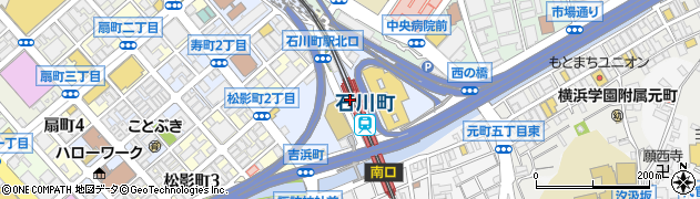 ドトールコーヒーショップ 石川町北口店周辺の地図
