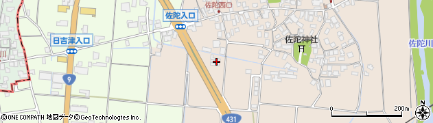 鳥取県米子市淀江町佐陀52-4周辺の地図