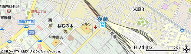 鳥取県米子市米原周辺の地図