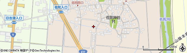 鳥取県米子市淀江町佐陀1553周辺の地図