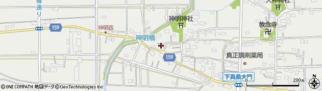 岐阜県本巣市下真桑685周辺の地図