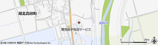 滋賀県長浜市湖北高田町2周辺の地図