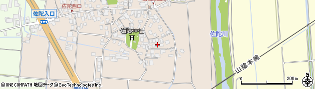 鳥取県米子市淀江町佐陀182周辺の地図