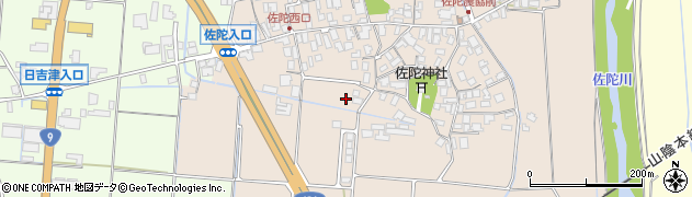 鳥取県米子市淀江町佐陀1553-2周辺の地図