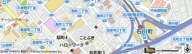 神奈川県横浜市中区寿町周辺の地図