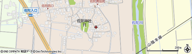 鳥取県米子市淀江町佐陀185周辺の地図