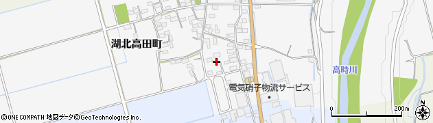 滋賀県長浜市湖北高田町208周辺の地図