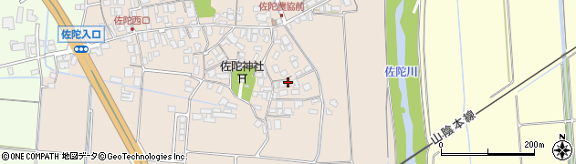 鳥取県米子市淀江町佐陀186周辺の地図