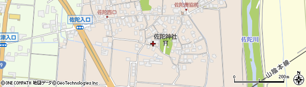 鳥取県米子市淀江町佐陀155周辺の地図