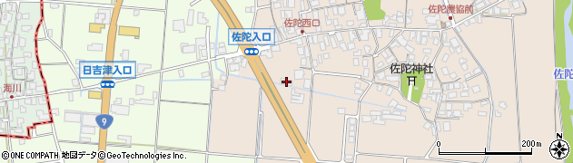 鳥取県米子市淀江町佐陀69周辺の地図