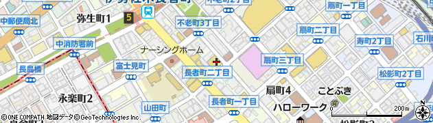 ウエルシア横浜長者町店周辺の地図