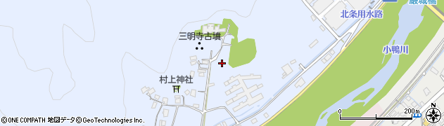 鳥取県倉吉市巌城周辺の地図