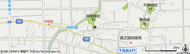 岐阜県本巣市下真桑674周辺の地図