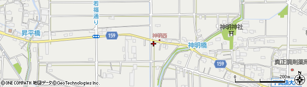 岐阜県本巣市下真桑1353周辺の地図