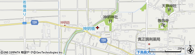 岐阜県本巣市下真桑681周辺の地図