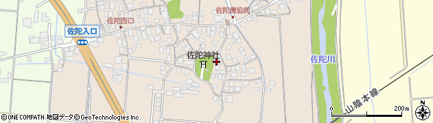 鳥取県米子市淀江町佐陀165周辺の地図