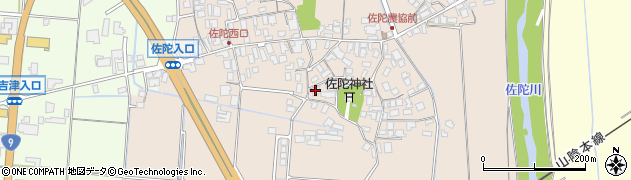 鳥取県米子市淀江町佐陀154周辺の地図