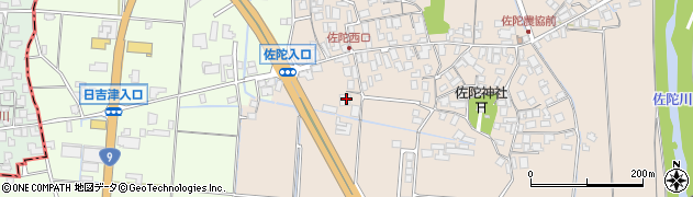 鳥取県米子市淀江町佐陀66周辺の地図
