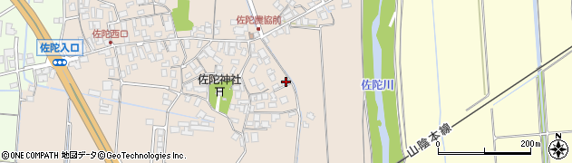 鳥取県米子市淀江町佐陀200-2周辺の地図