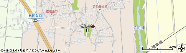 鳥取県米子市淀江町佐陀164周辺の地図