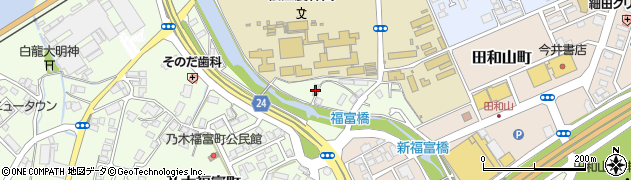 島根県松江市乃木福富町35周辺の地図