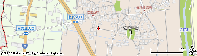 鳥取県米子市淀江町佐陀96周辺の地図
