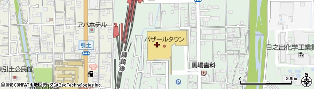 ワッツウィズ　舞鶴バザールタウン店周辺の地図