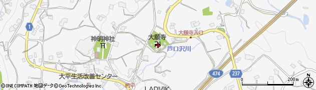 大願寺周辺の地図