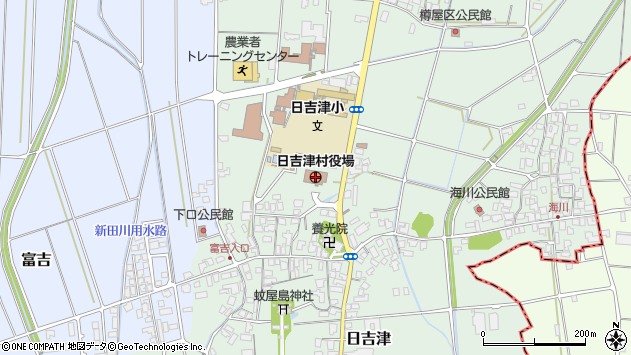 〒689-3500 鳥取県西伯郡日吉津村（以下に掲載がない場合）の地図